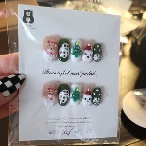 Festive Christmas Nail Art Set
